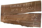 Black Walnut 8/4 Live Edge #839