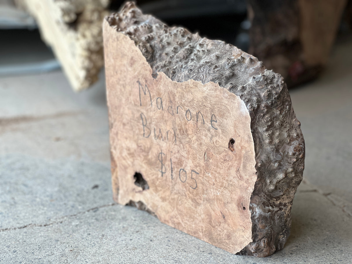 Madrone Burl 10”x9”x2”