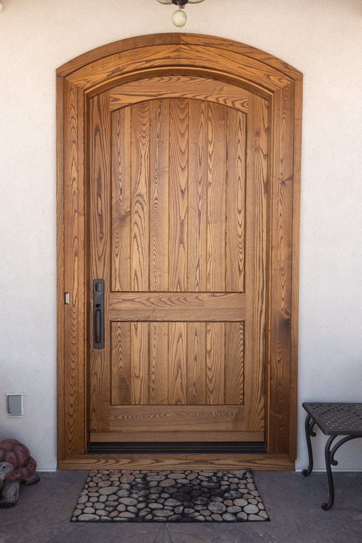 Ash Tongue and Groove Exterior Door