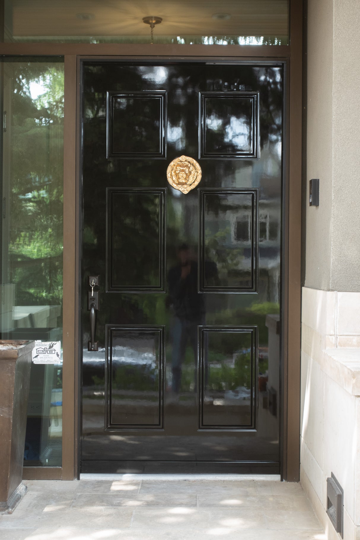 Gloss Black Maple Door