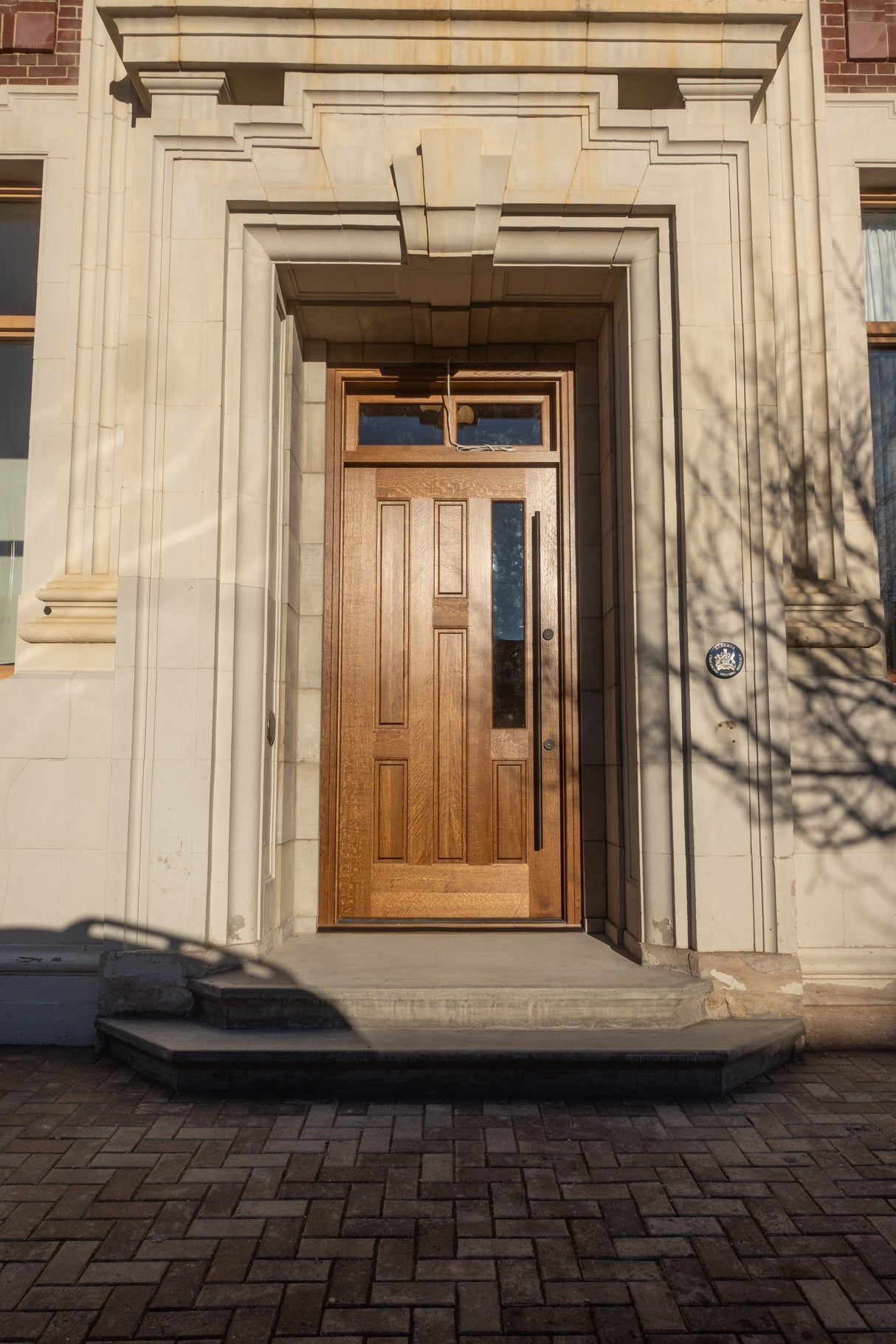 White Oak Exterior Door