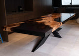 4" Thick Maple Burl Dining Table