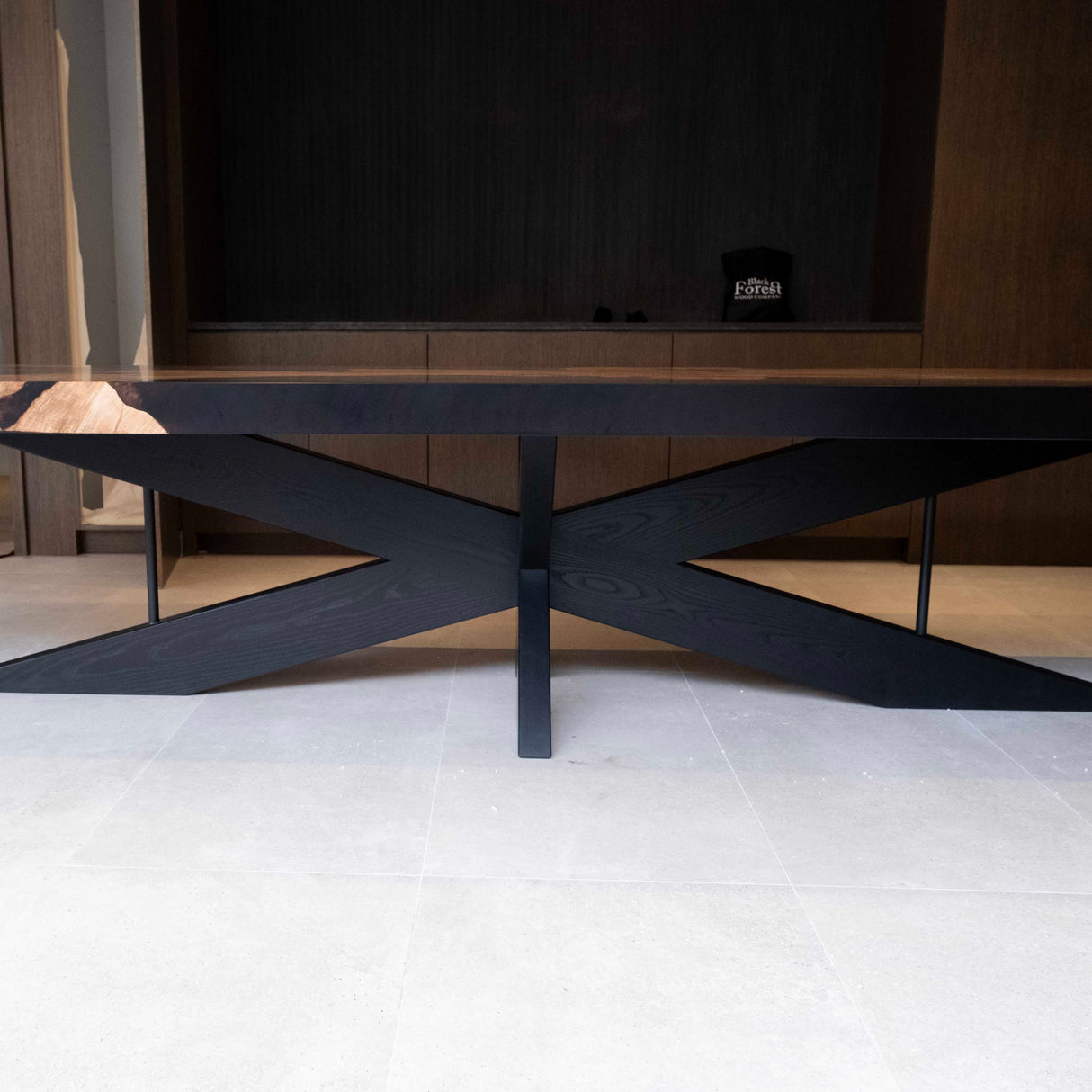 4" Thick Maple Burl Dining Table
