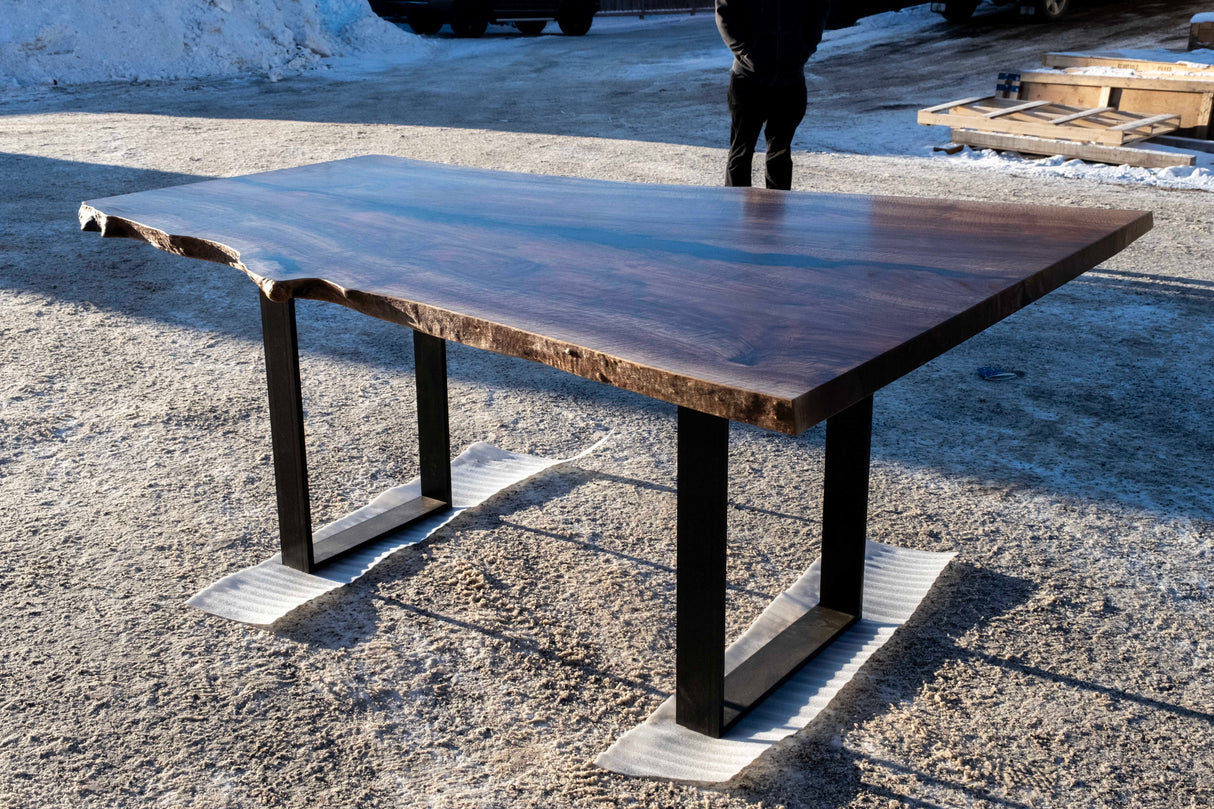 Live Edge Pecan Dining Table