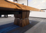 Maple Burl and Resin Conference Table