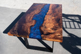 Sycamore Burl and Resin Desk