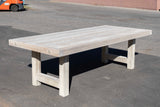 Bleached White Oak Dining Table
