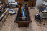 Black Walnut and Brass Shuffleboard