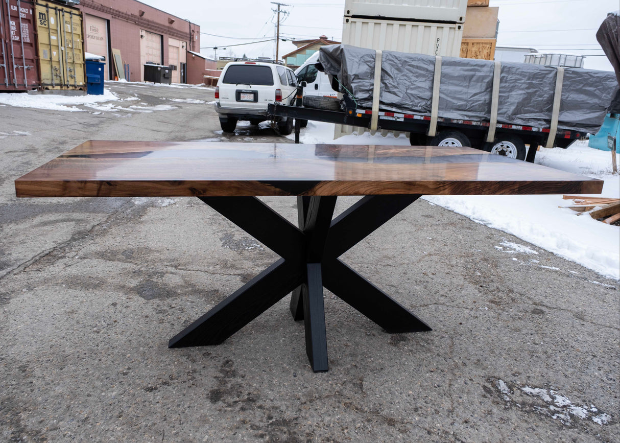 Bastogne Walnut Dining Table