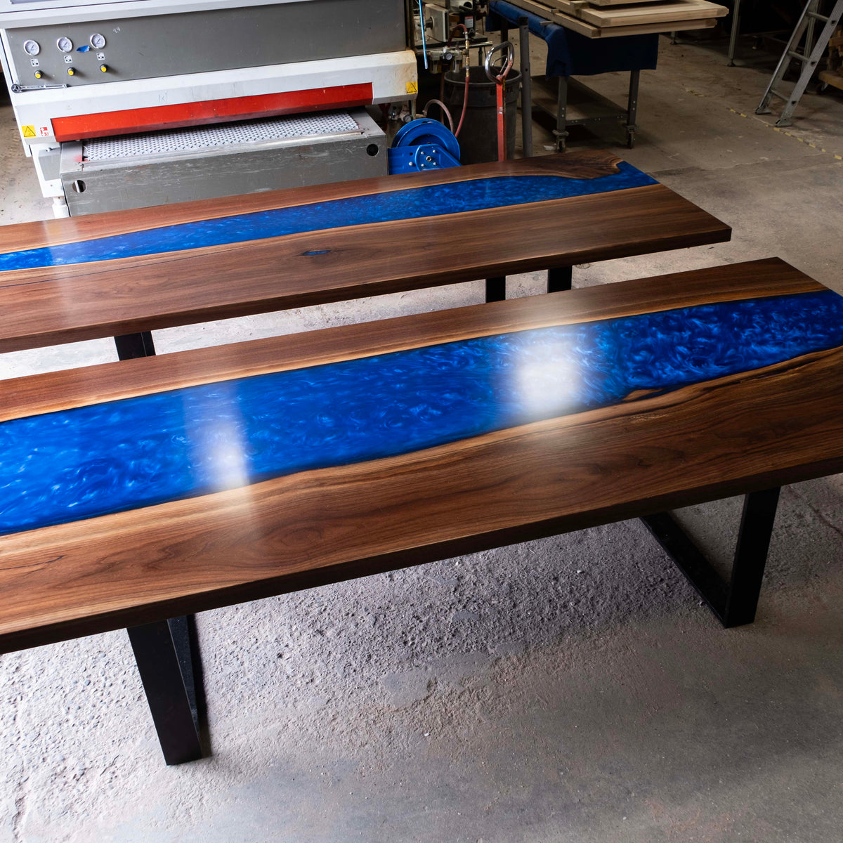 Black Walnut Communal Tables – Black Forest Wood Co.