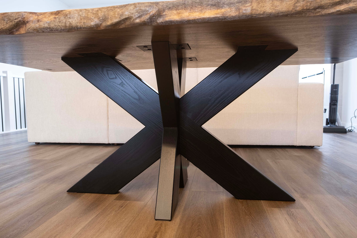 Brown Ebony Dining Table
