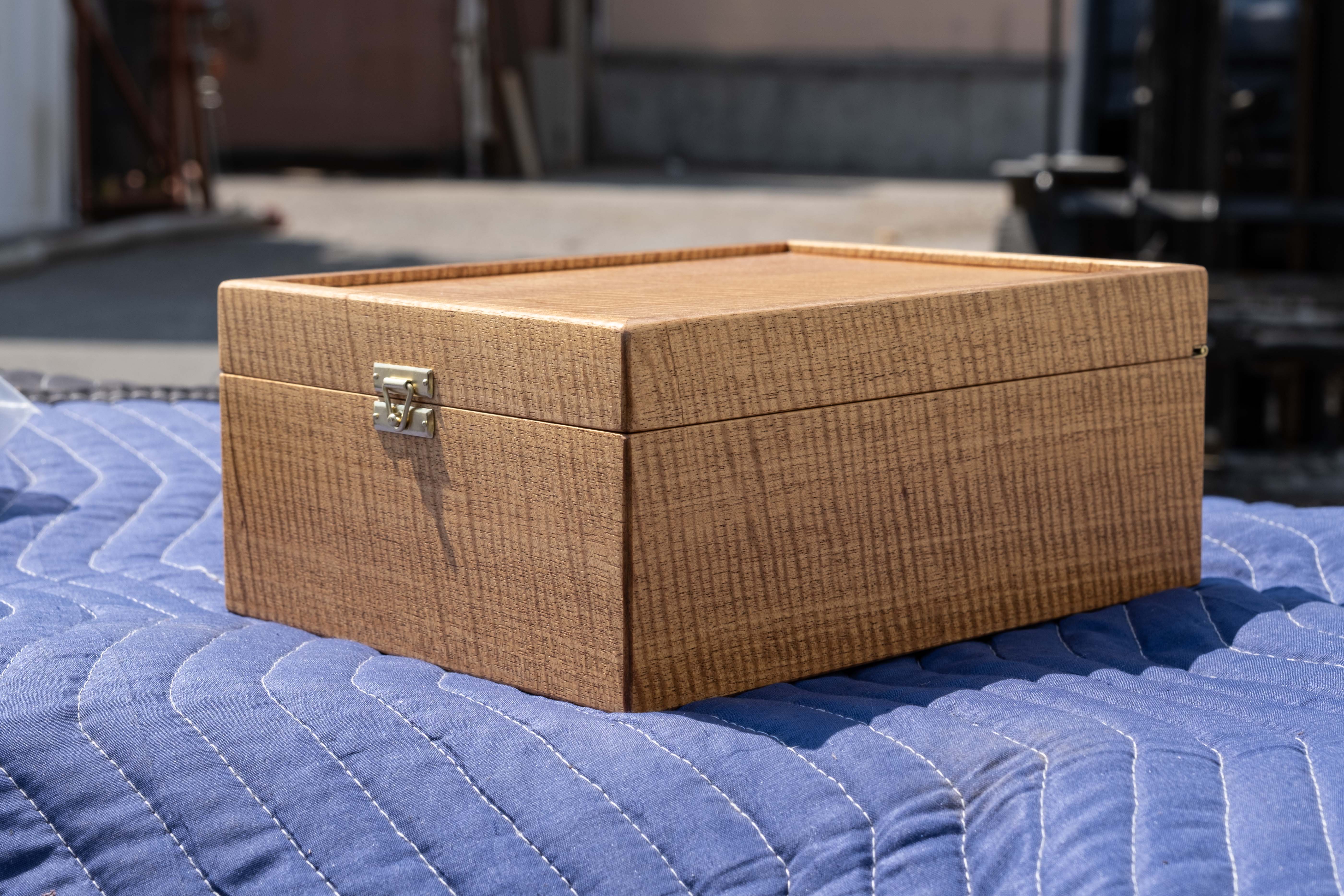 Fiddleback Mahogany Keepsake Box – Black Forest Wood Co.
