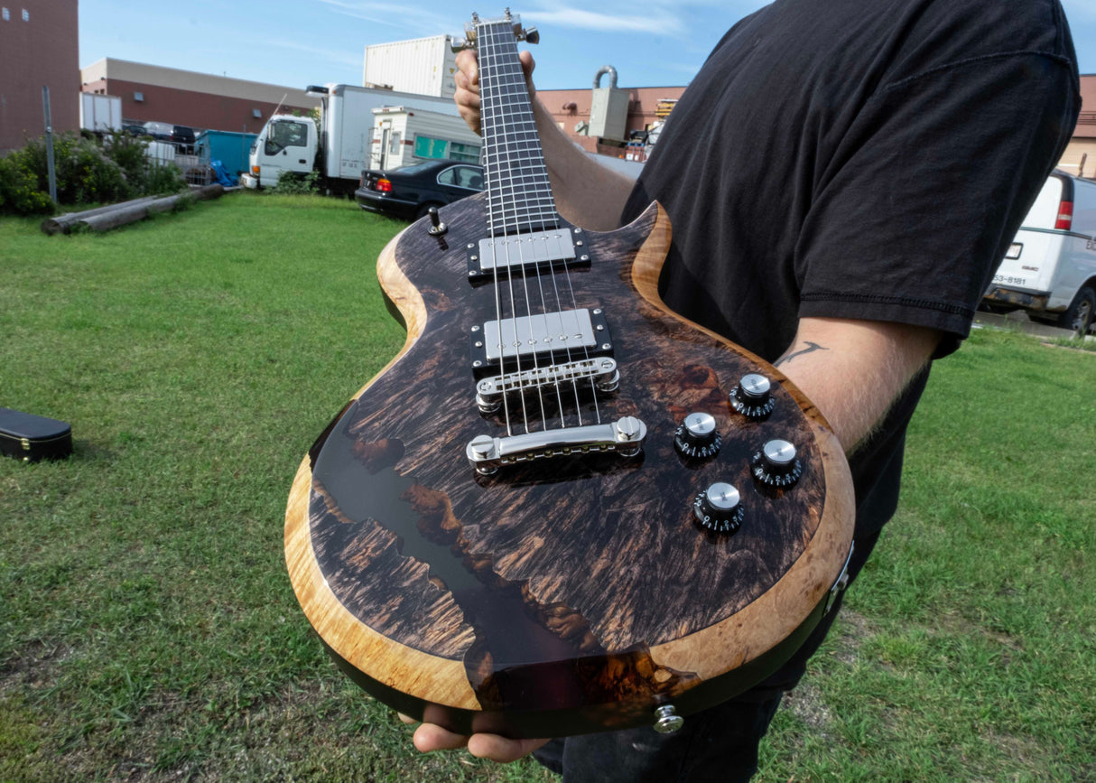 Maple Burl Guitar for Paul Stanley