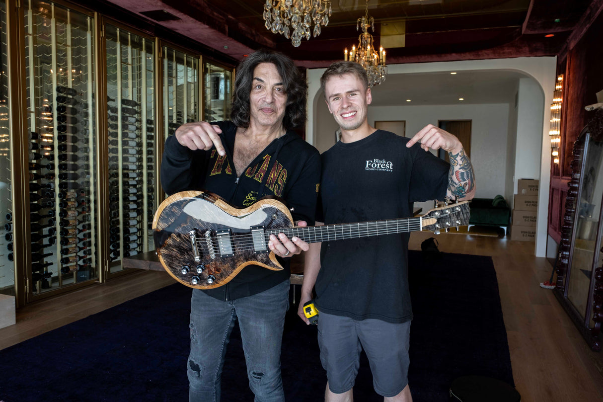 Maple Burl Guitar for Paul Stanley