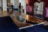 Claro Walnut Burl Dining Table