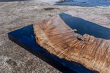 Maple Burl and Resin Dining Table