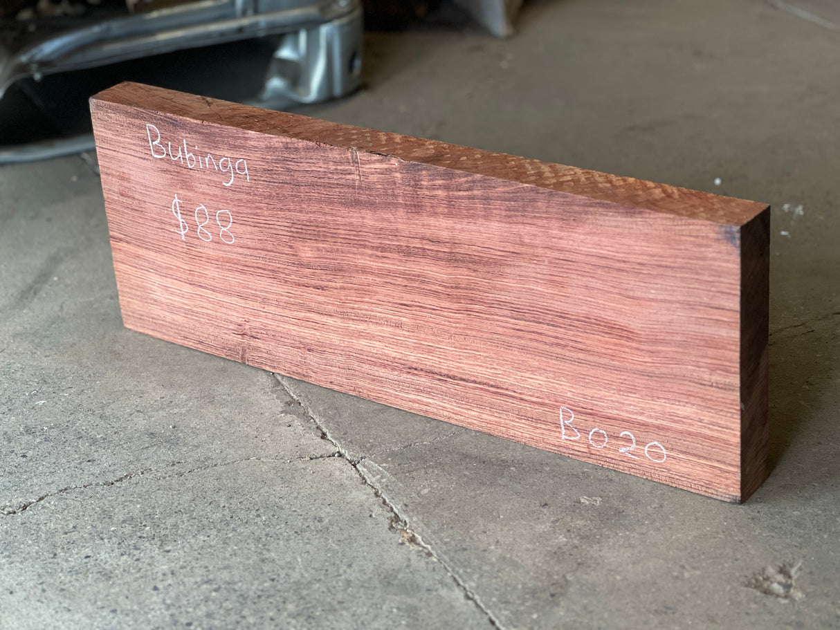 Bubinga 23”x8.5”x1.75”