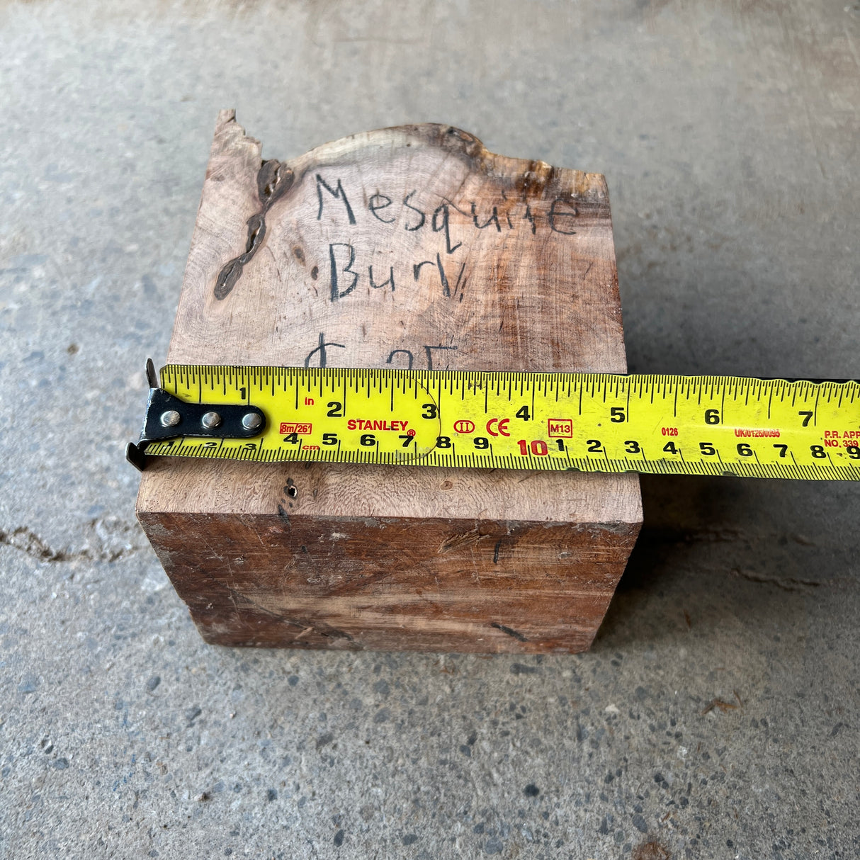 Mesquite Burl 6”x5”x3.75”