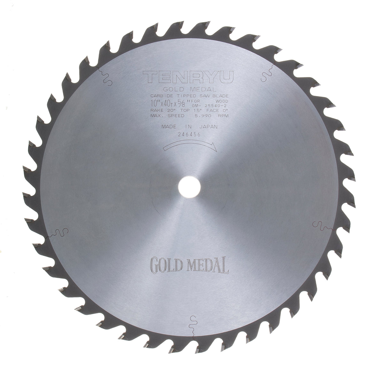 Gold Medal Industrial Combination Blade - 10", 40T