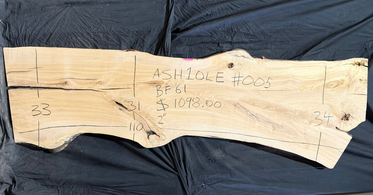 Ash 10/4 Live Edge #005
