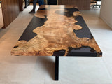 Maple Burl Dining Table