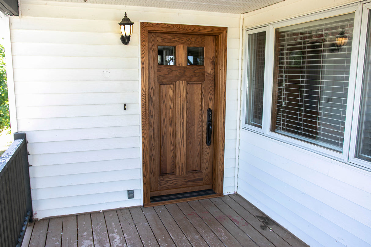 Ash Exterior Door with Raised Panels