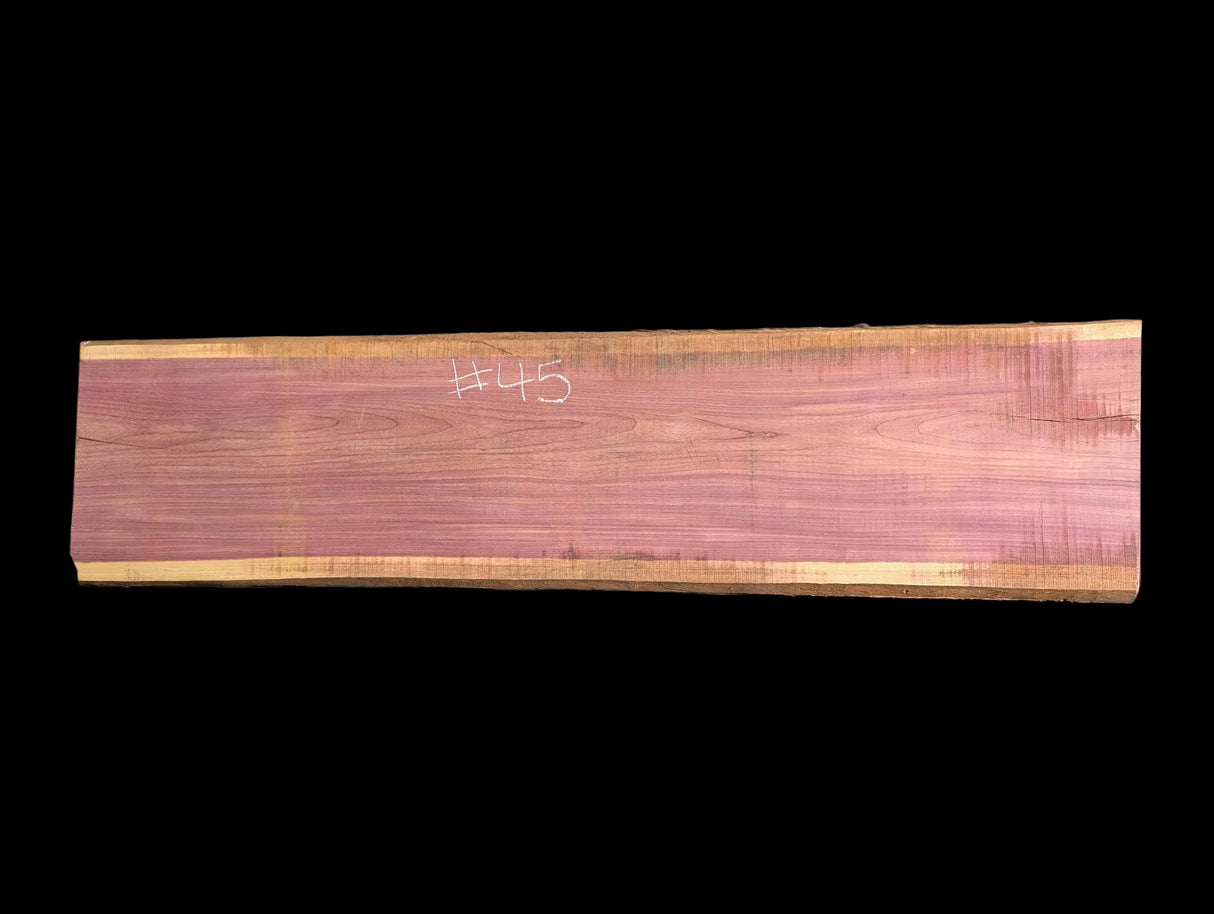 Purpleheart 5/4 Live Edge #045