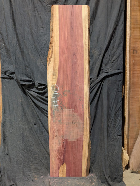 Purpleheart 5/4 Live Edge #040