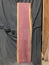 Purpleheart 5/4 Live Edge #040