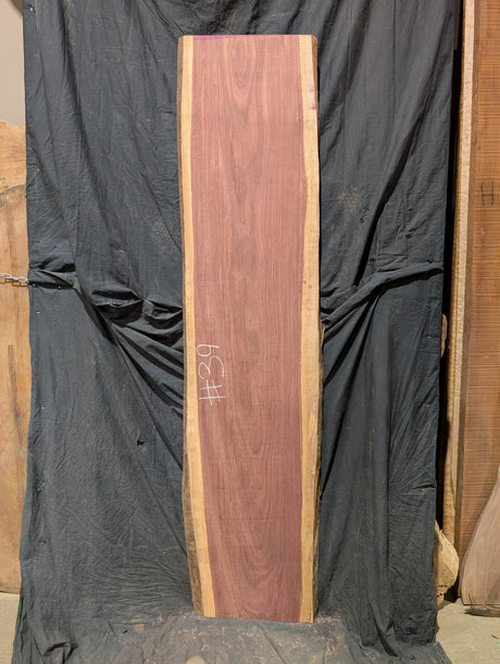 Purpleheart 5/4 Live Edge #039
