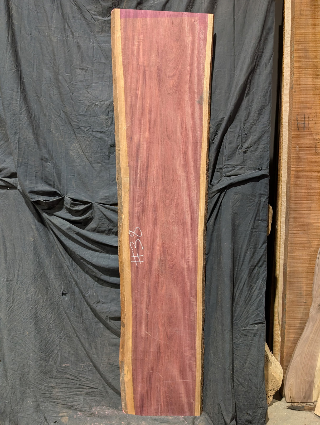 Purpleheart 5/4 Live Edge #038