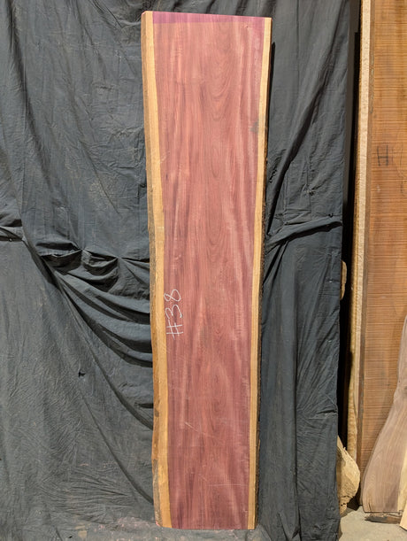Purpleheart 5/4 Live Edge #038
