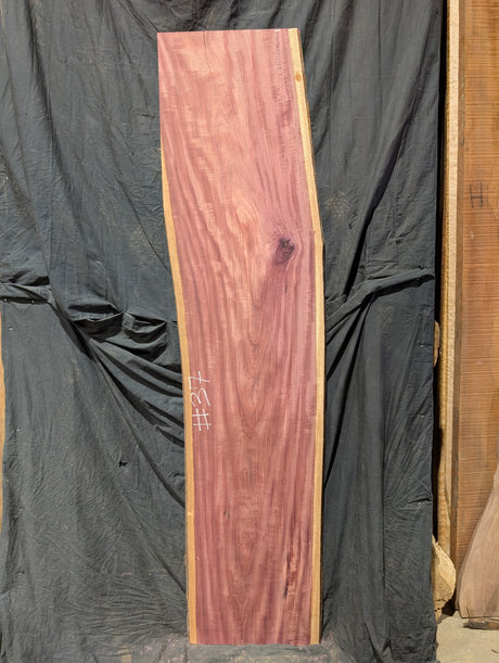 Purpleheart 5/4 Live Edge #037
