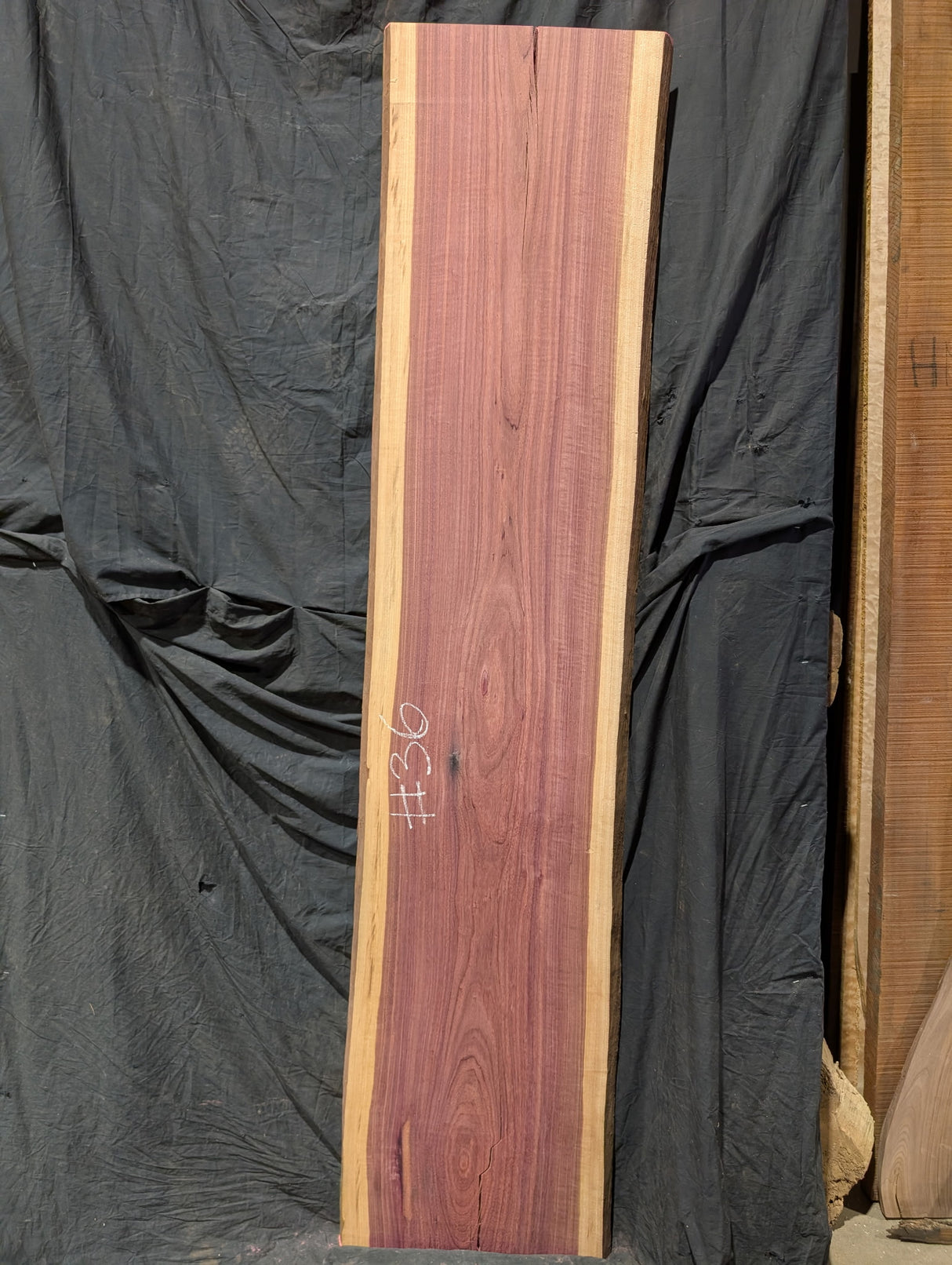 Purpleheart 5/4 Live Edge #036