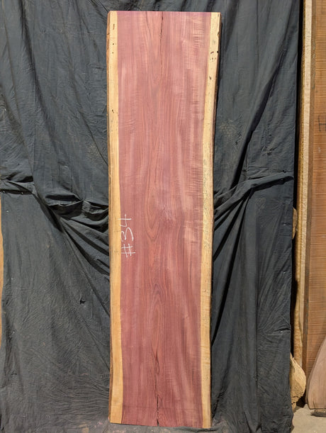 Purpleheart 5/4 Live Edge #034