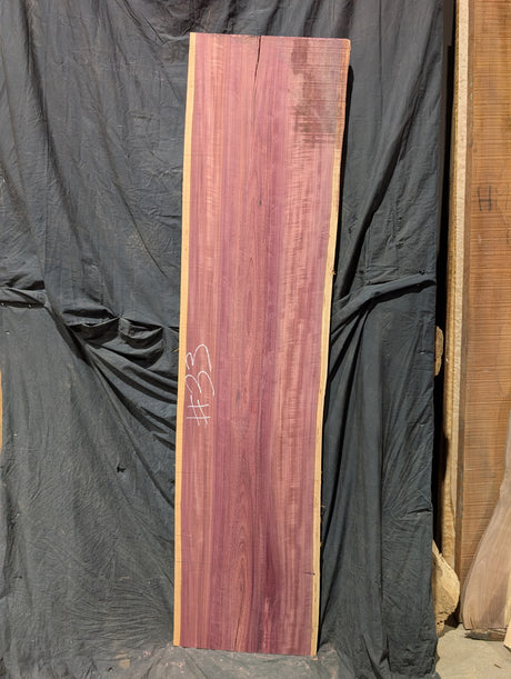 Purpleheart 5/4 Live Edge #033