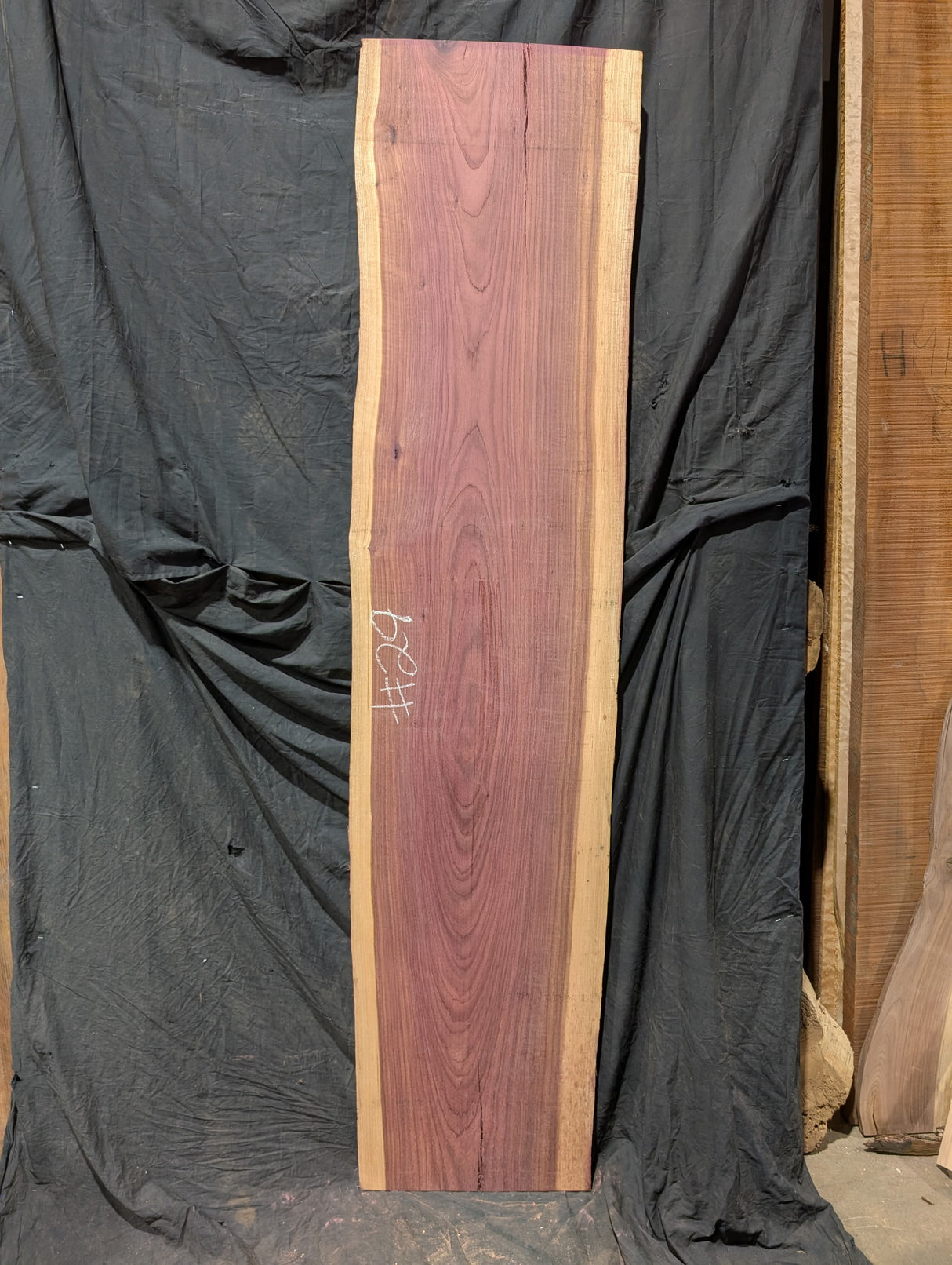 Purpleheart 5/4 Live Edge #029