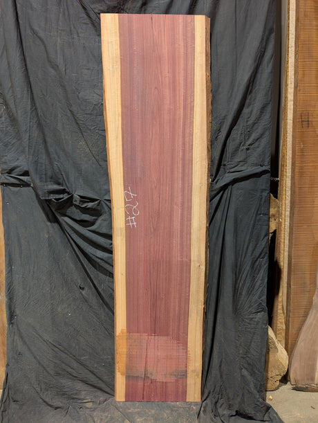 Purpleheart 5/4 Live Edge #027