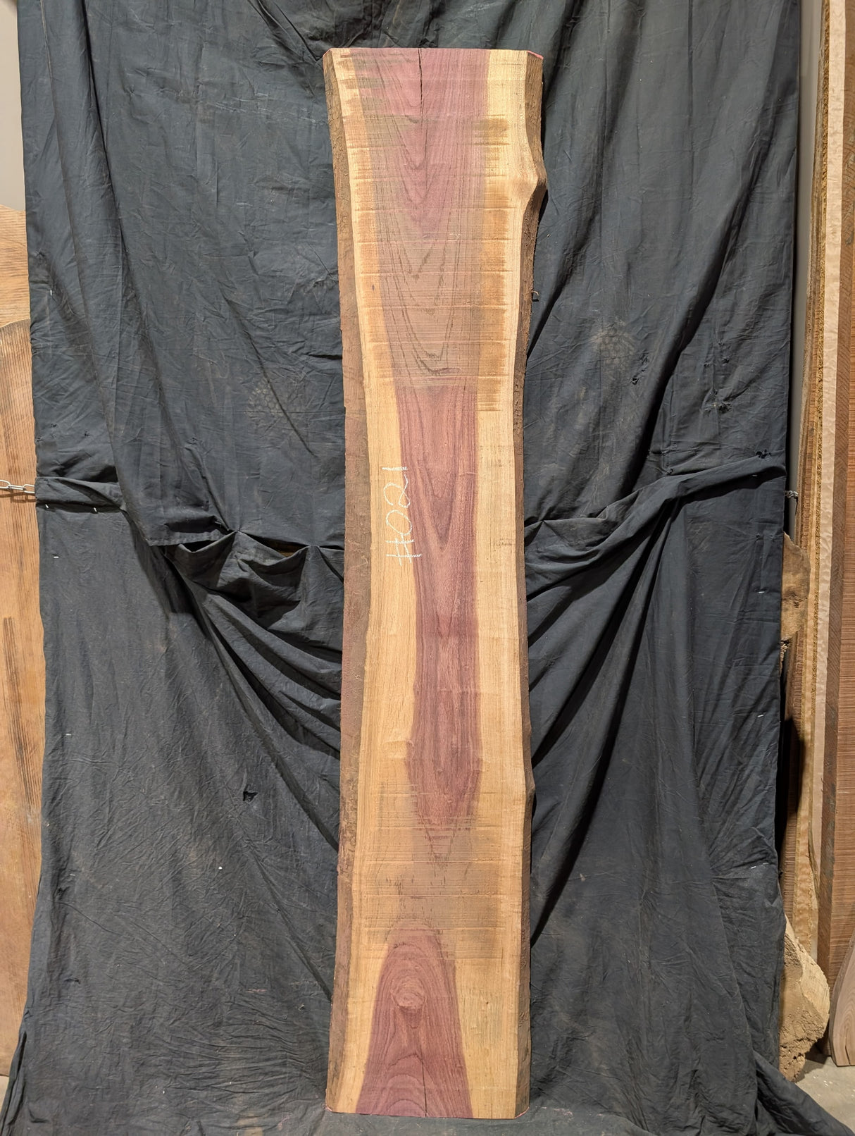 Purpleheart 5/4 Live Edge #021