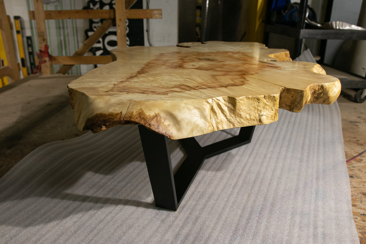 Figured Maple Coffee Table