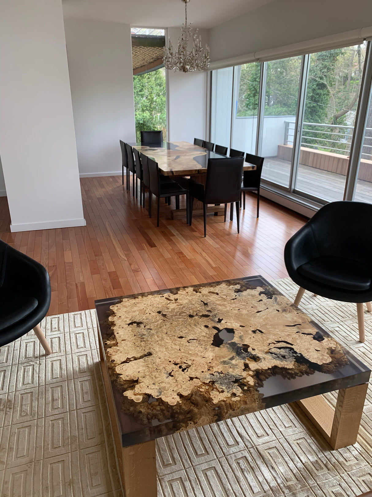 Buckeye Burl Coffee Table