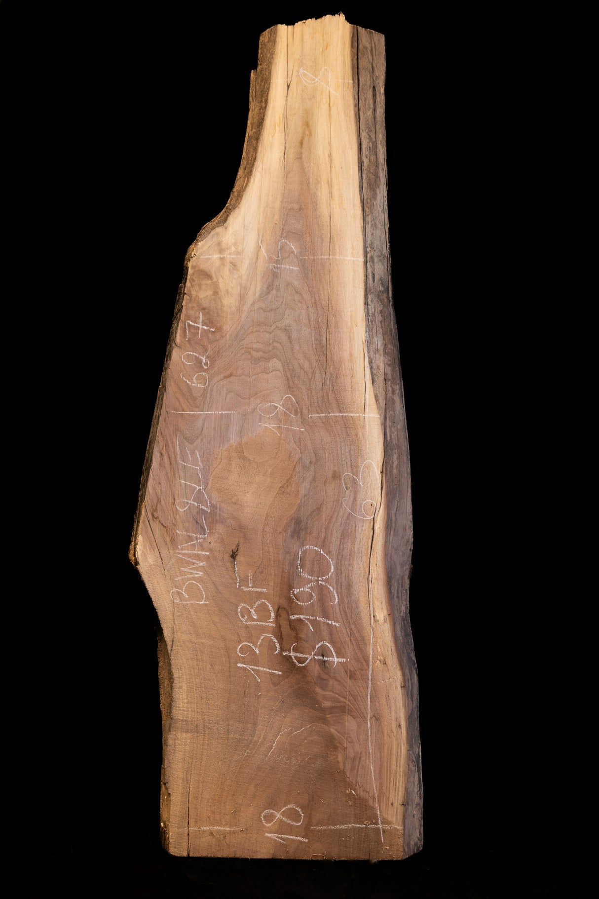 Black Walnut 8/4 Live Edge #627