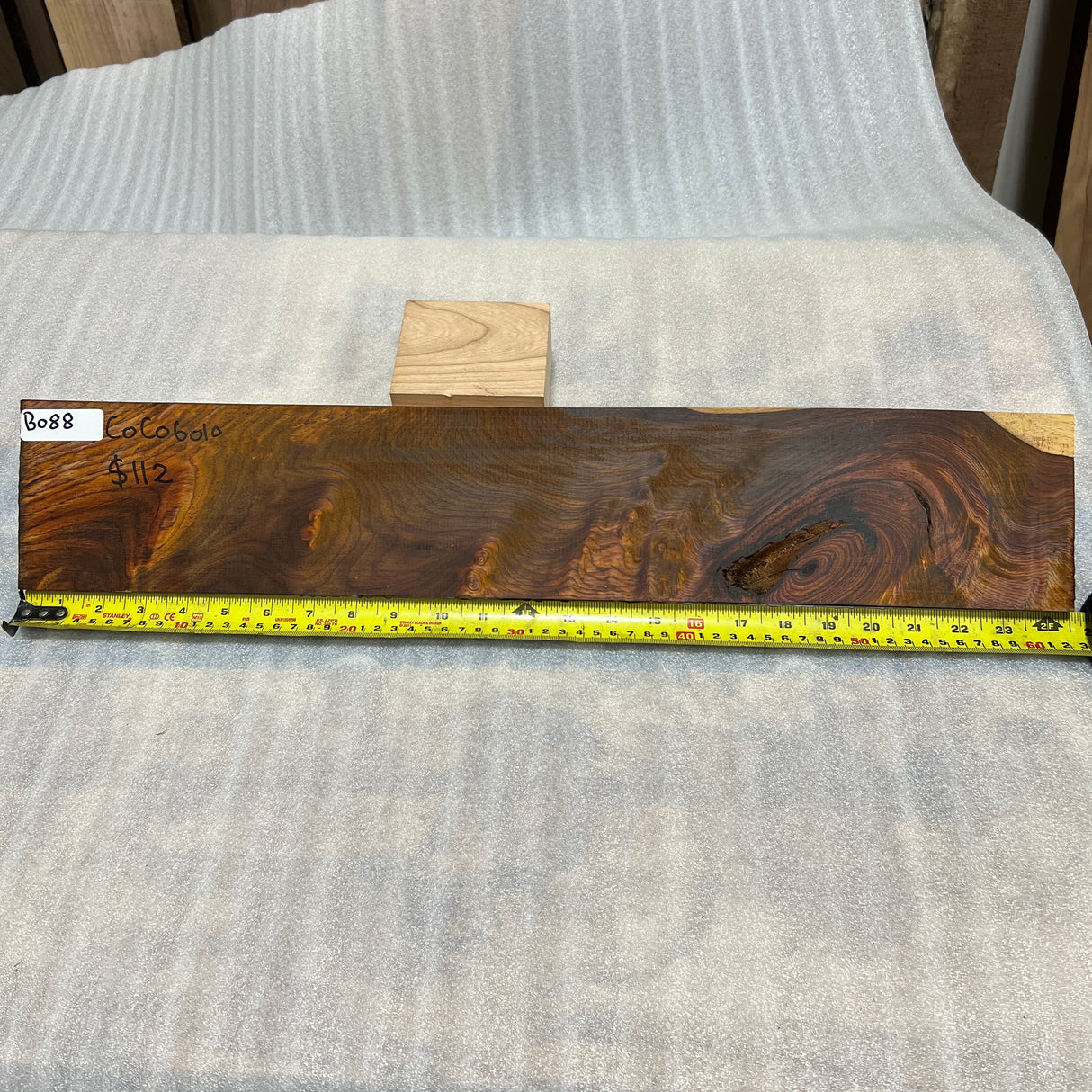 Cocobolo 24.5"x4.5"x1"