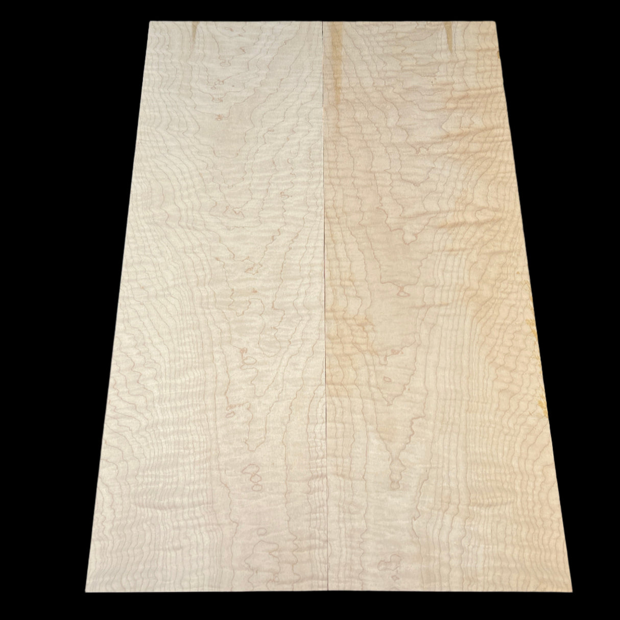 Hard Maple Acoustic Guitar Back Set #005