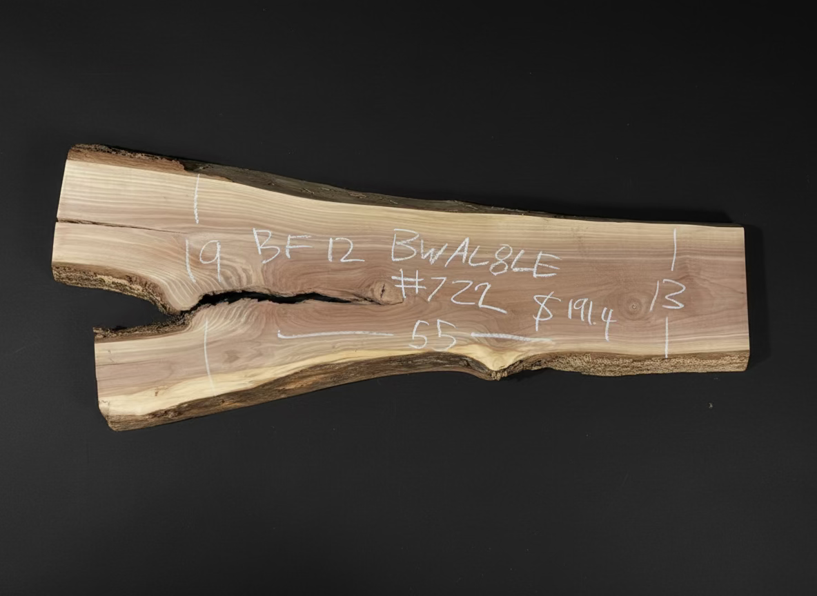 Black Walnut 8/4 Live Edge #722
