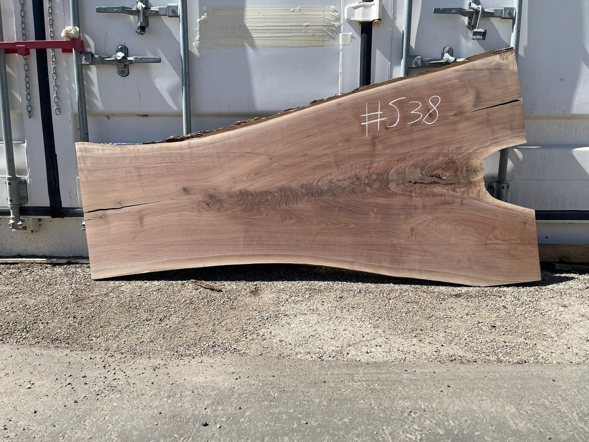 Black Walnut 10/4 Live Edge #538