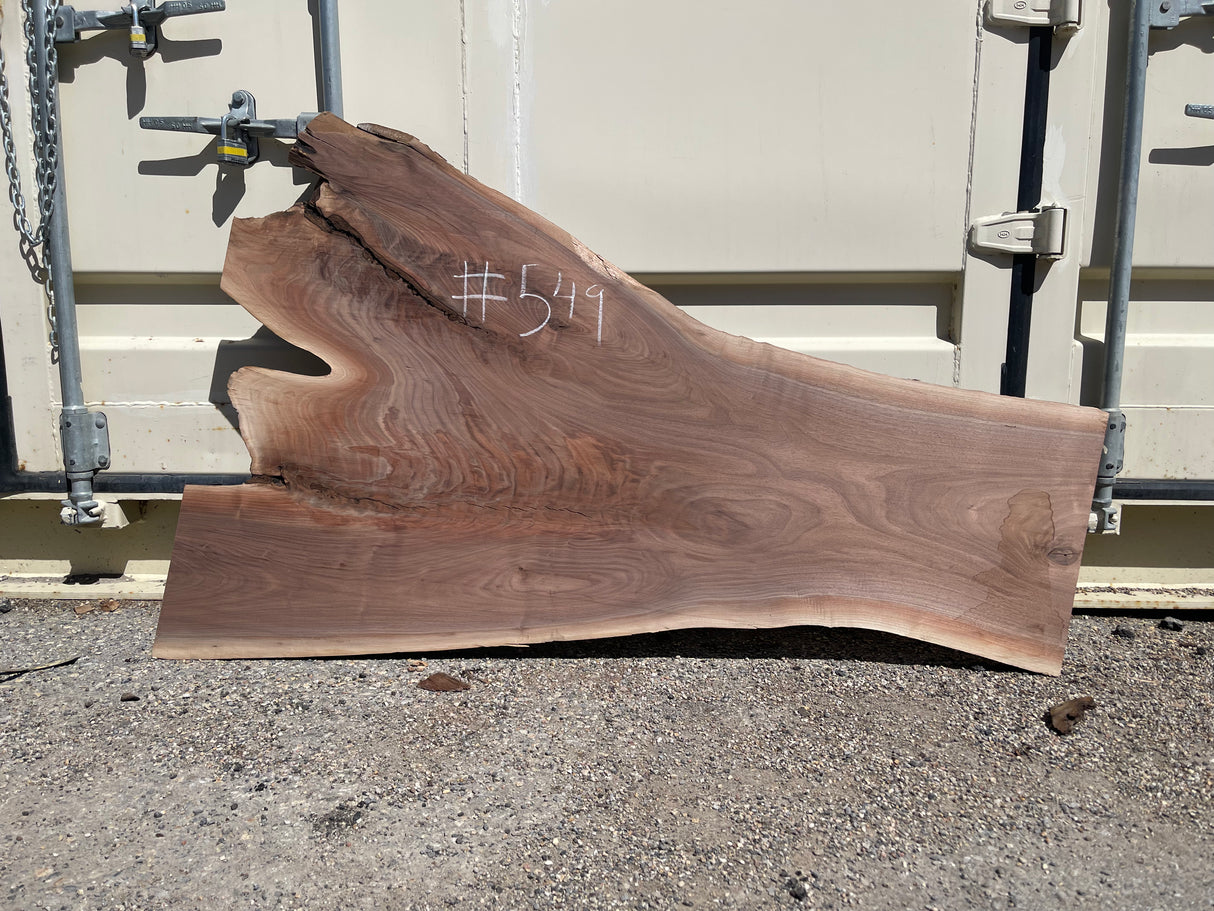 Black Walnut 10/4 Live Edge #549