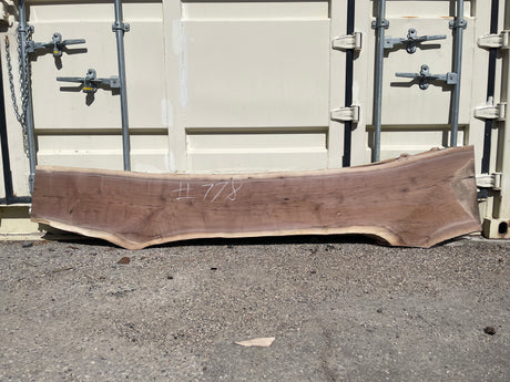 Black Walnut 8/4 Live Edge #778