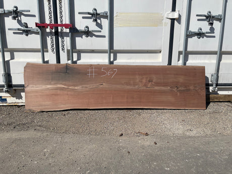 Black Walnut 10/4 Live Edge #567