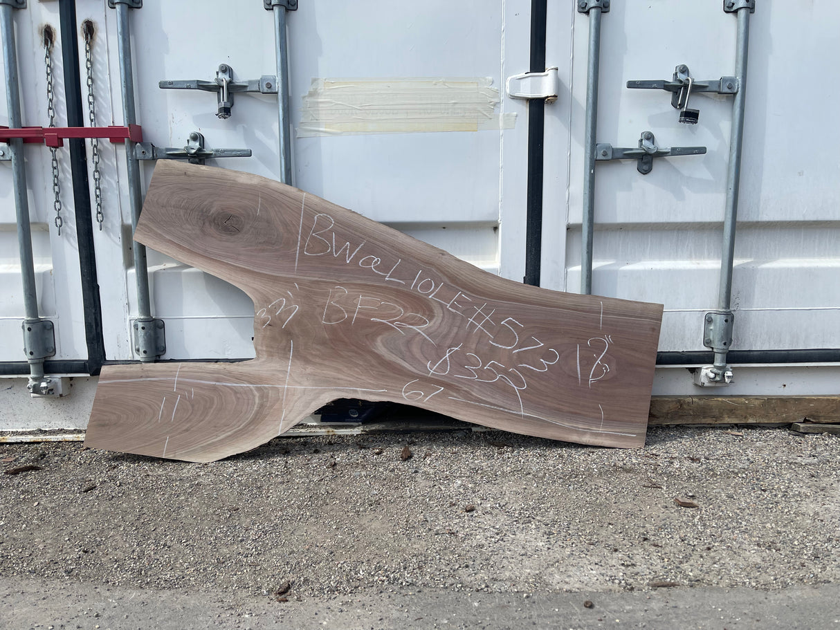 Black Walnut 10/4 Live Edge #573